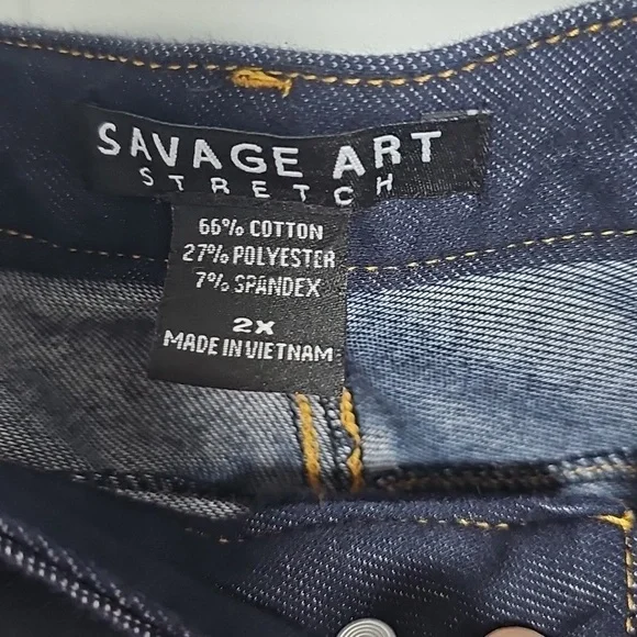 Dark Denim Capri Pants - Picture 4 of 9